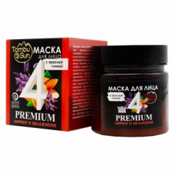 Маска для лица с красной глиной PREMIUM №4 Лифтинг и увлажнение «Tambusun»150 мл.